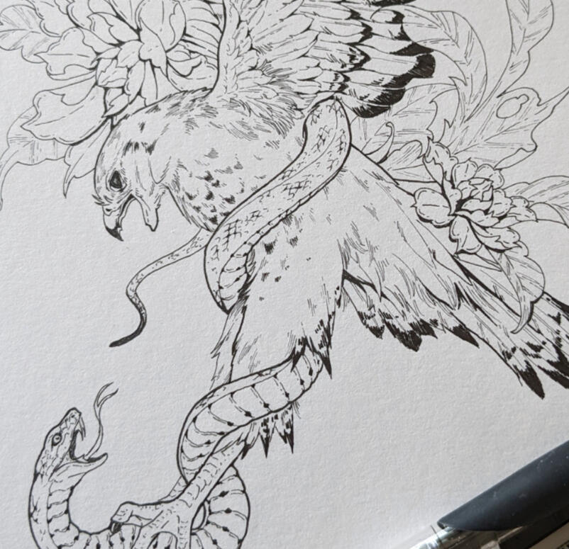 Traditional drawing: $300+